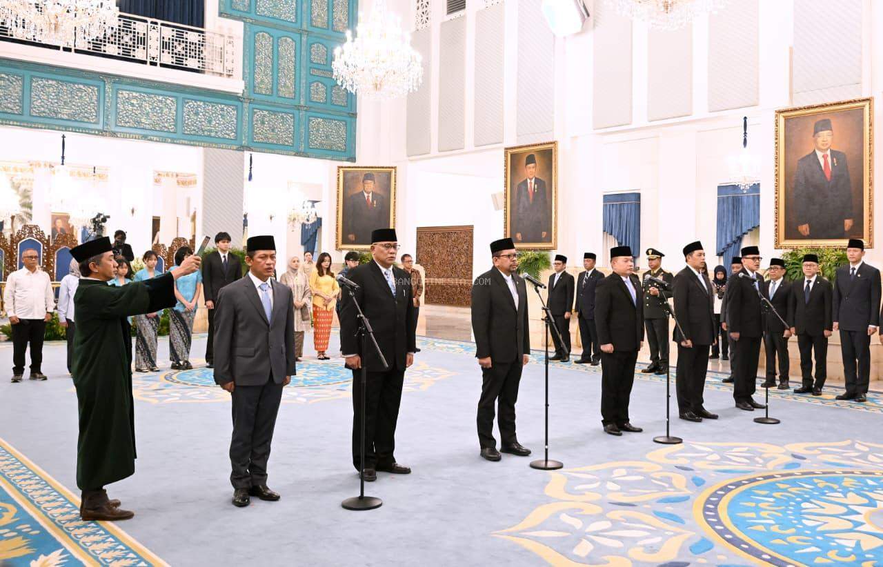  Reshuffle Kabinet, Presiden RI Prabowo Subianto Lantik 6 Pejabat Baru
