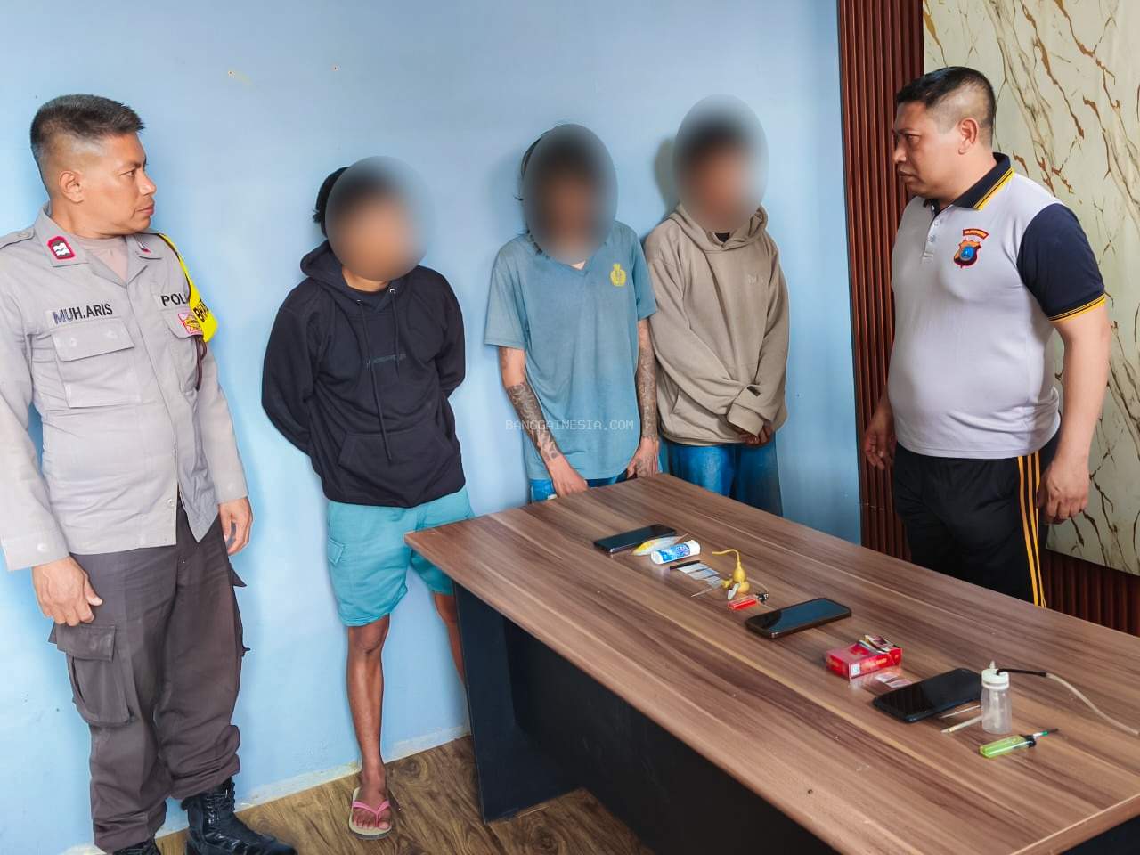  Operasi Semalam di Masama, Tim Polsek Lamala Ungkap 3 Kasus Narkotika
