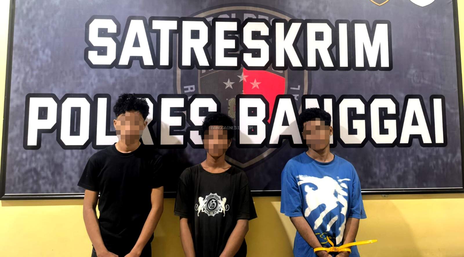 Polres Banggai Amankan Komplotan Pelaku Pencurian Kabel RTH Teluk Lalong Luwuk