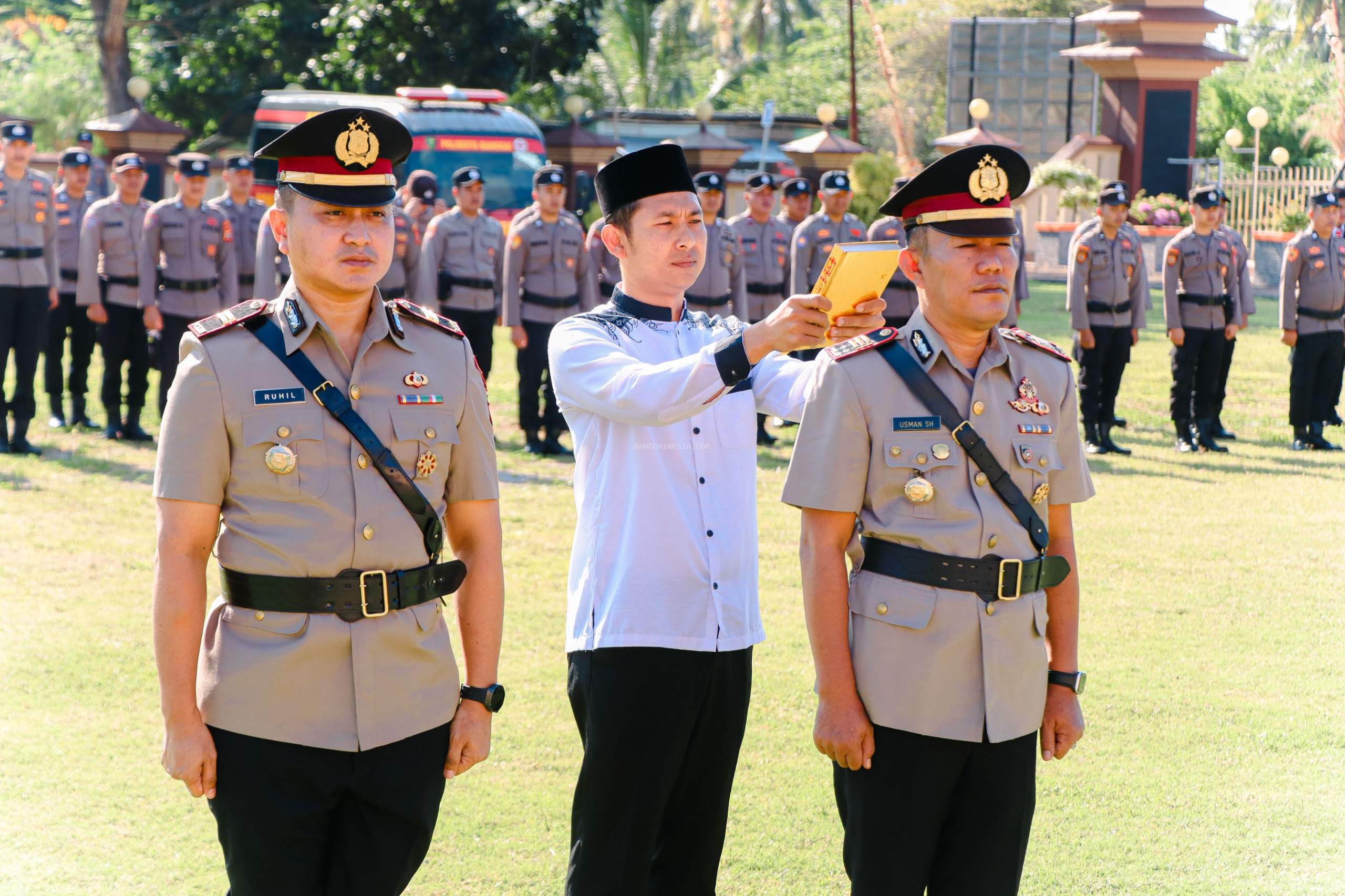 Rotasi Kasat Intelkam Polresta Banggai, Kapolresta Minta Penguatan Fungsi Intelijen